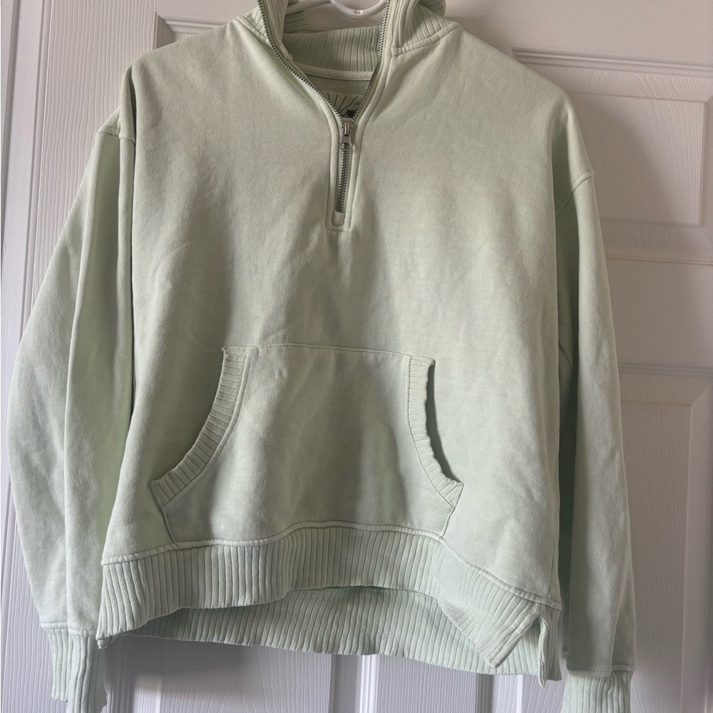 C&C California Green Cowl Neck Sweater